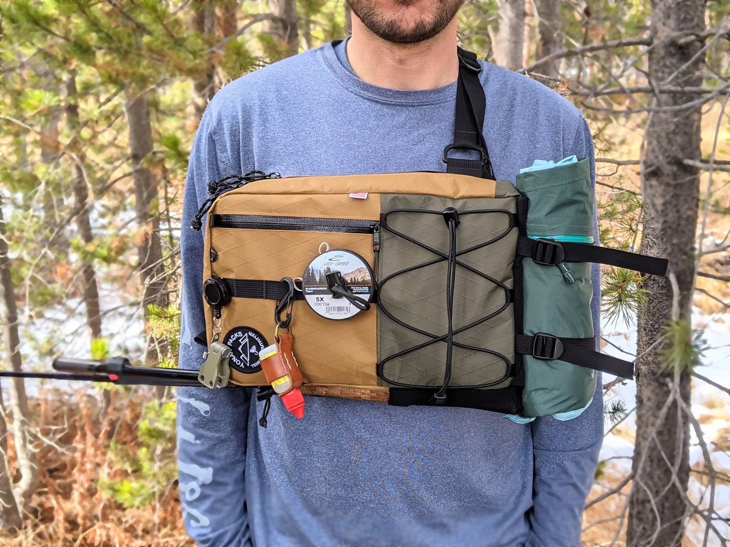 Tenkara Tactical Sling Pack - Coyote Brown