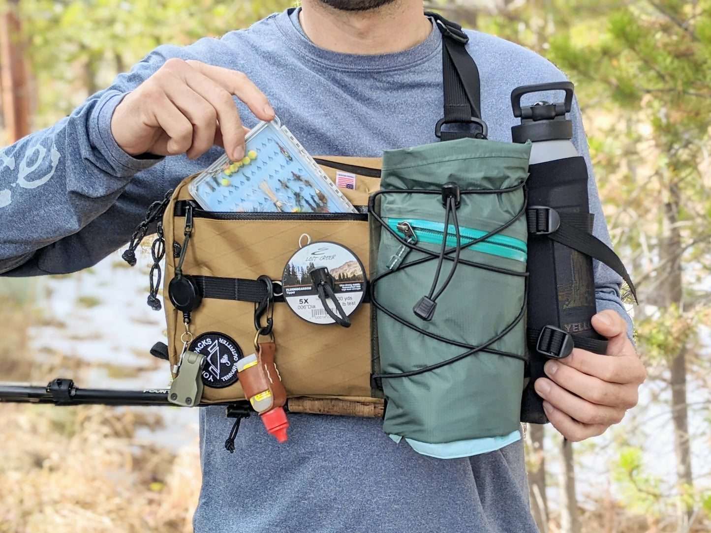 Tenkara Tactical Sling Pack - Coyote Brown