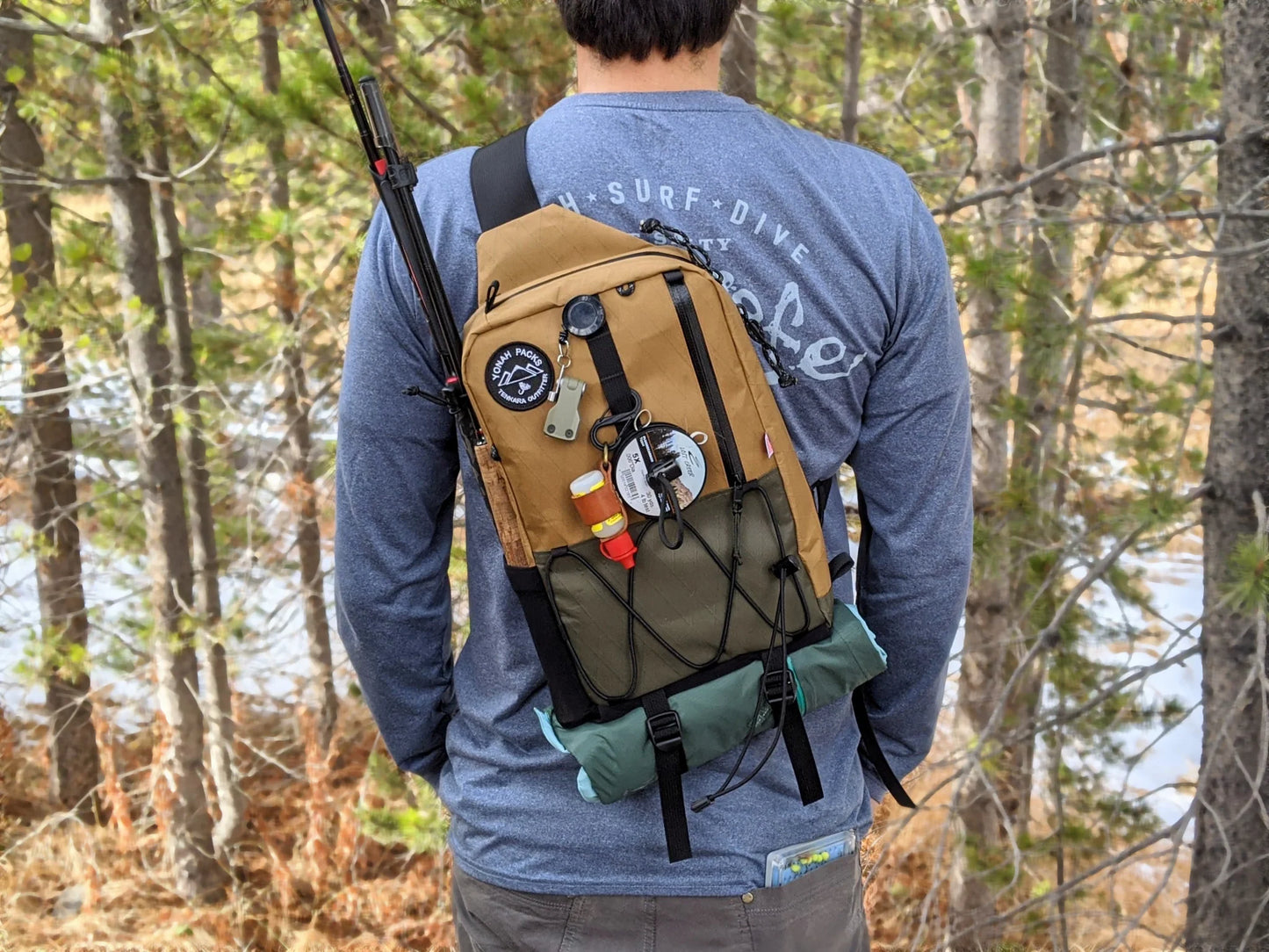 Tenkara Tactical Sling Pack - Coyote Brown