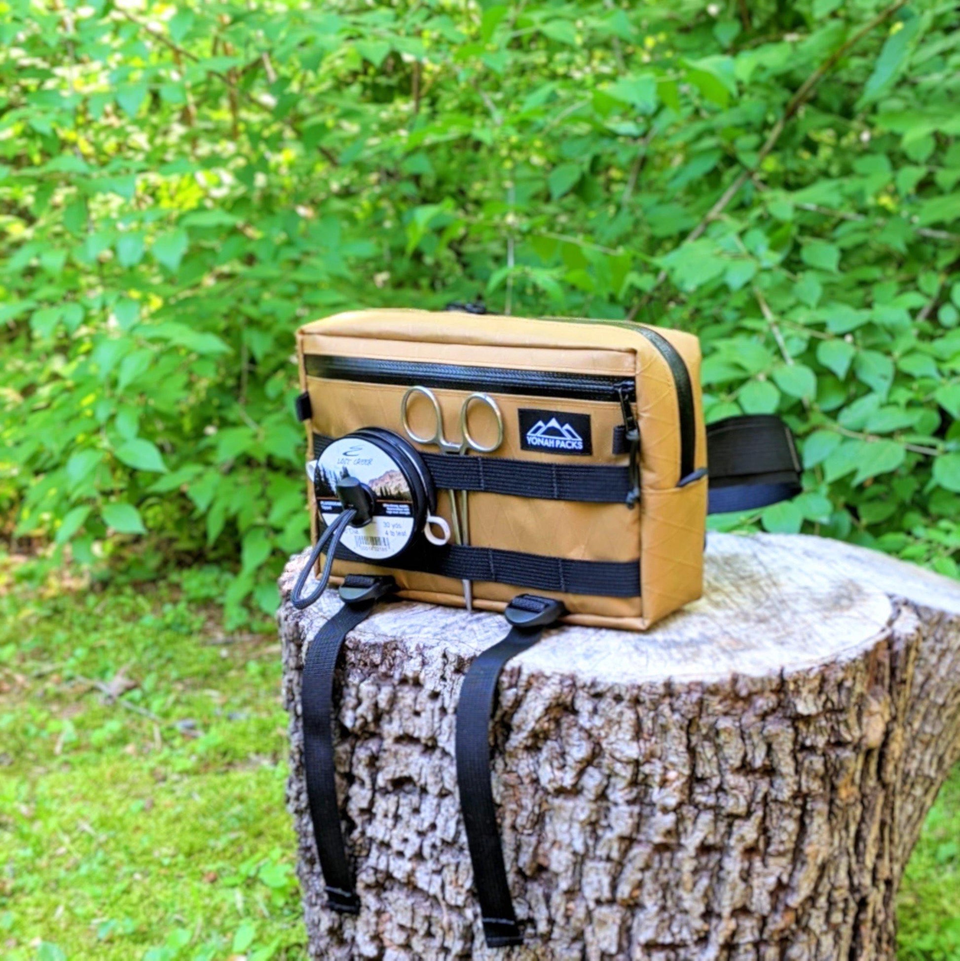 Tenkara Fanny Pack - Coyote Brown - Yonah Packs UK: Minimalist Tenkara Gear