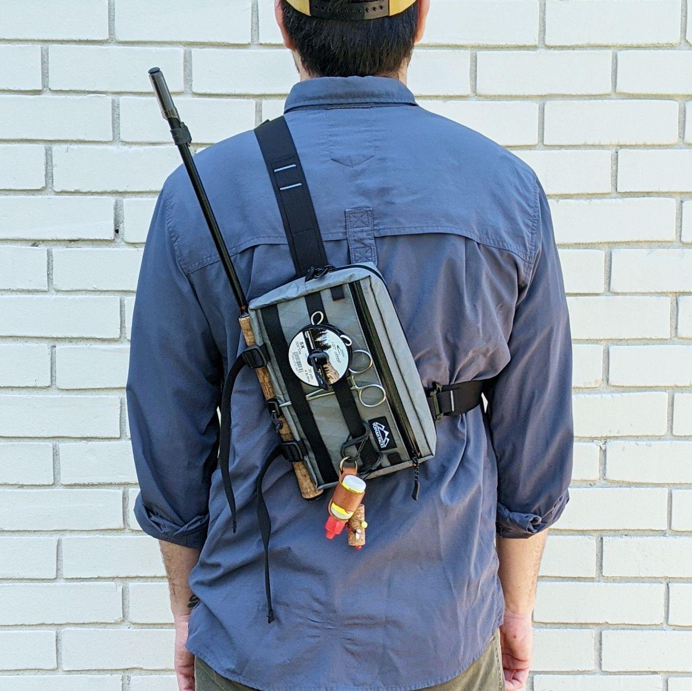 Tenkara Fanny Pack - Slate Gray - Yonah Packs UK: Minimalist Tenkara Gear