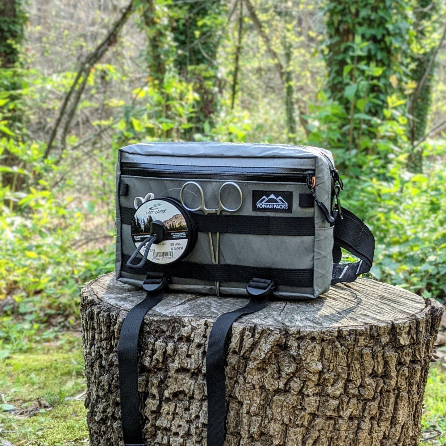 Tenkara Fanny Pack - Slate Gray - Yonah Packs UK: Minimalist Tenkara Gear
