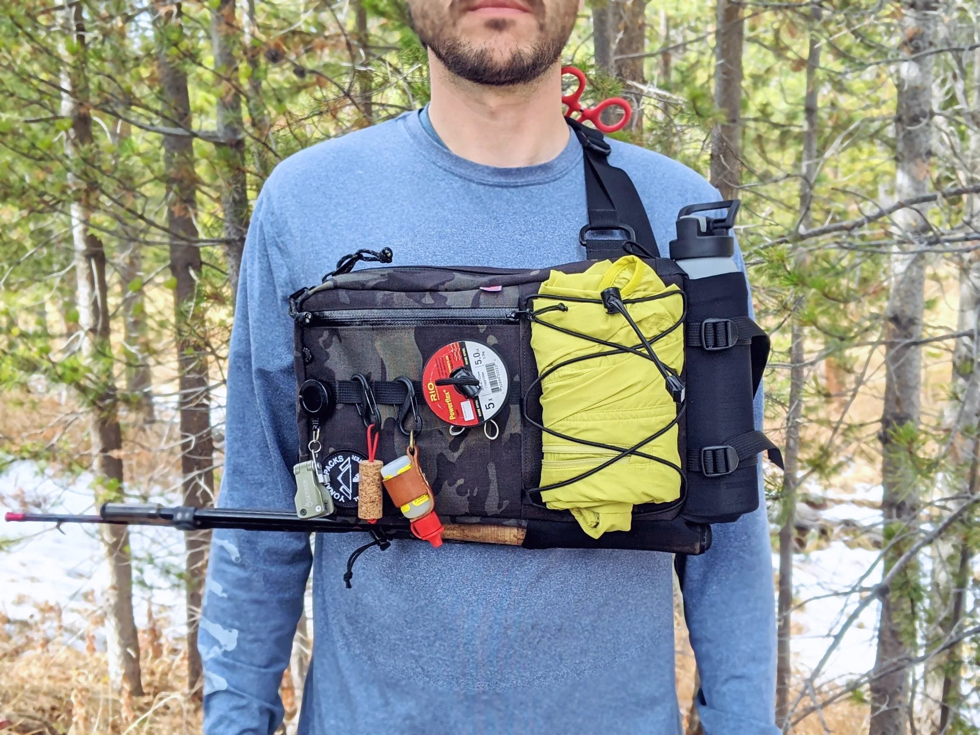 Tenkara Tactical Sling Pack Black Multicam - Main Image