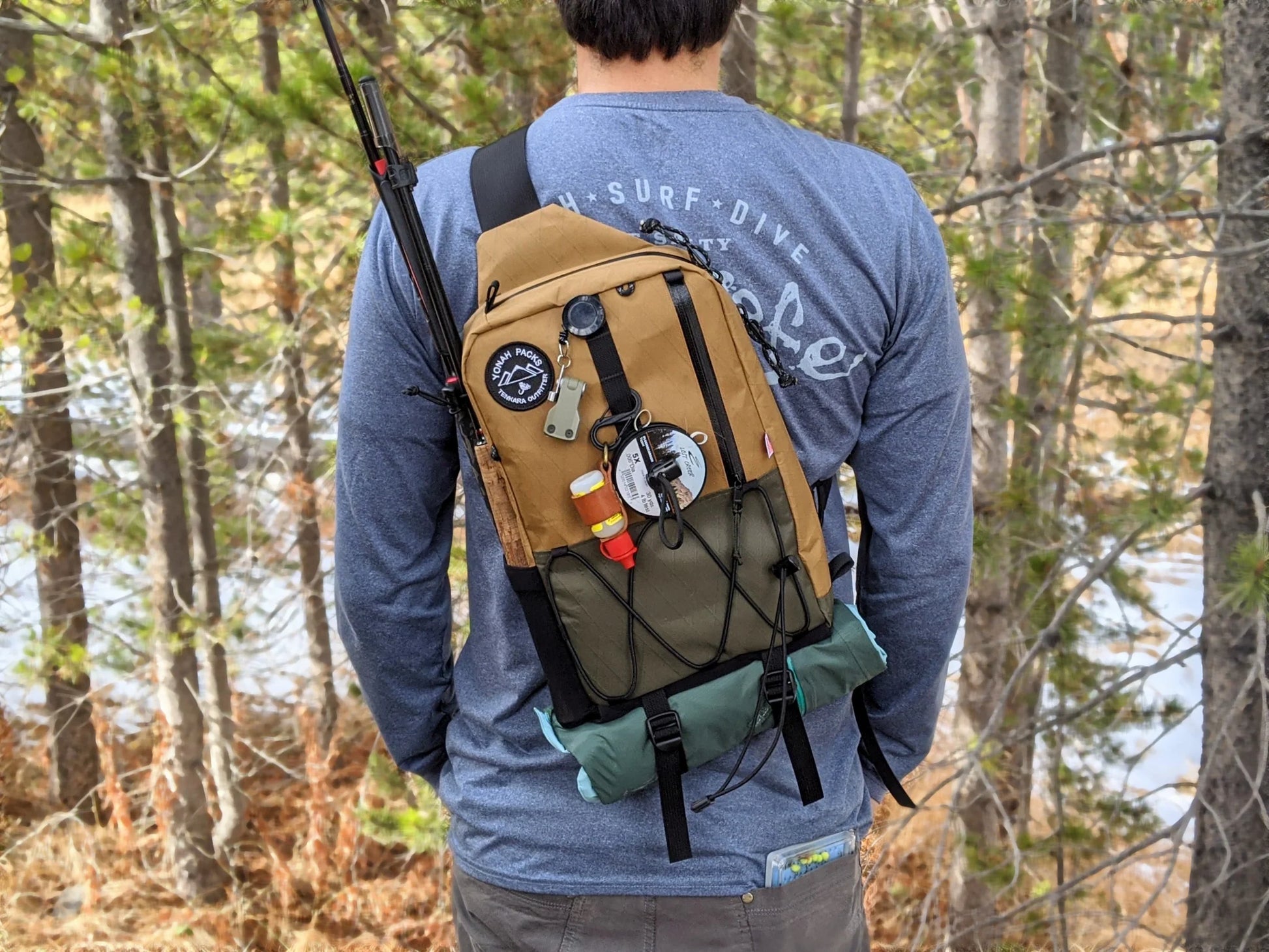 Tenkara Tactical Sling Pack Coyote Brown - Main Image